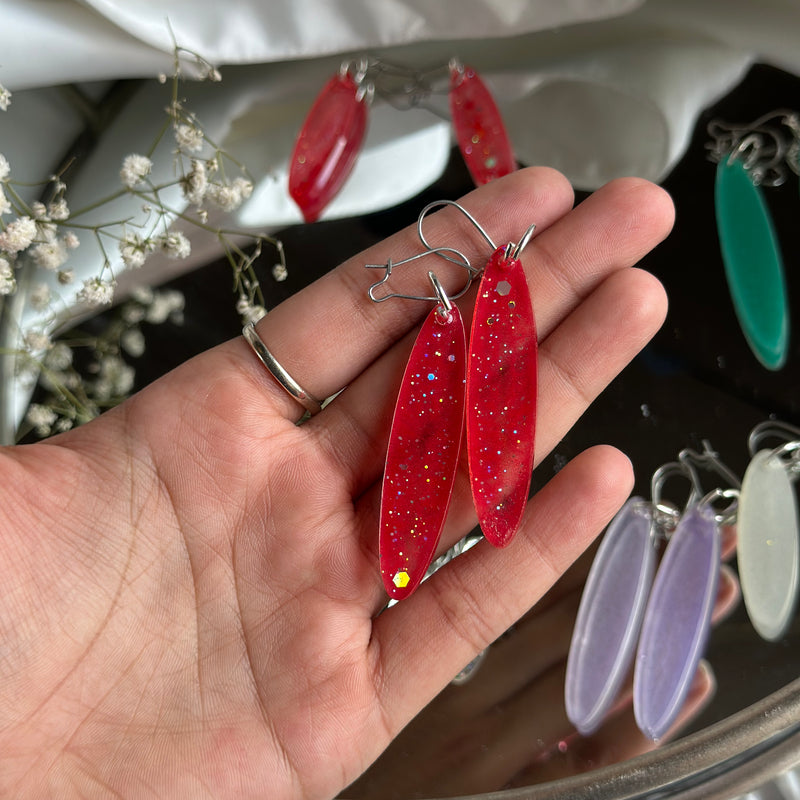 Resin Earrings β Handmade Lightweight Jewelry for Women | Perfect Gift, Trendy & Aesthetic Design