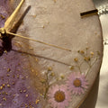 Lavender Floral Clock