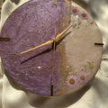 Lavender Floral Clock