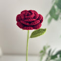 Crochet Rose | Forever Flower Gift | Valentine’s Day Rose | Knitted Rose | Romantic Handmade Gift