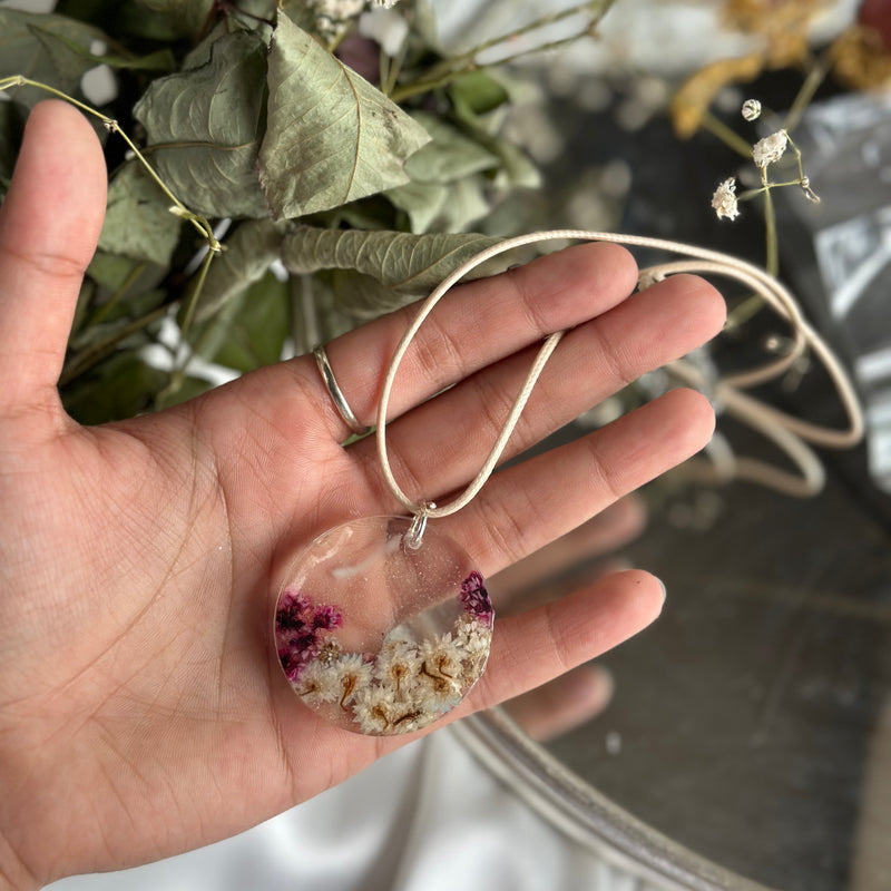 Floral Resin Pendants | Nature Preserved in Timeless Art