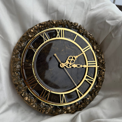 Black Golden Clock